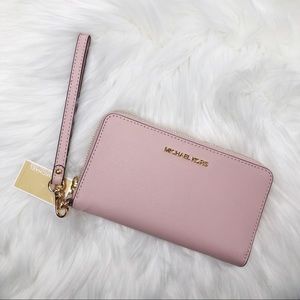 NEW Michael Kors Jet Set Travel Blossom Wallet